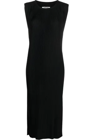 HENRIK VIBSKOV Pull plissé-crepe midi dress