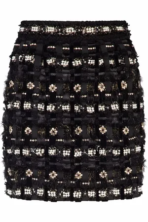 Dolce & Gabbana Embellished fitted miniskirt
