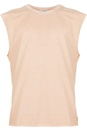 AMIR SLAMA Logo-appliqué tank top