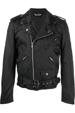 Comme des Garçons Checkerboard biker jacket