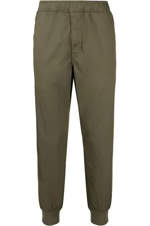 A Bathing Ape Logo-patch elasticated-waist trousers