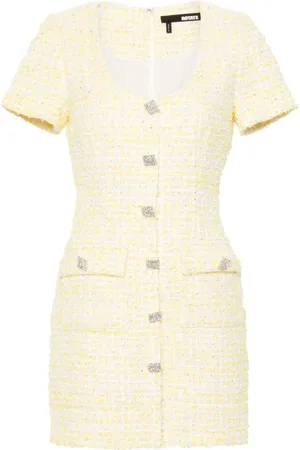 ROTATE Bouclé mini dress