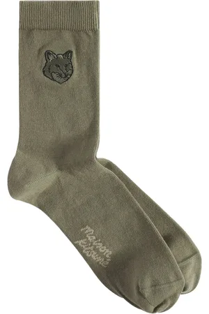 Maison Kitsuné Fox Head socks