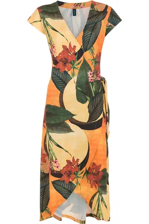 Lygia & Nanny Falcão floral-print wrap dress
