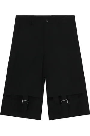 Comme des Garçons Buckle-detail wool shorts