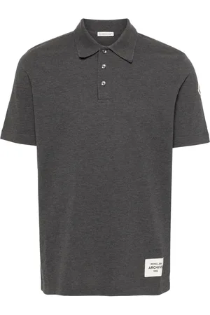Moncler Piqu??-weave polo shirt