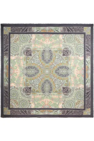 Etro Paisley-print fringed shawl