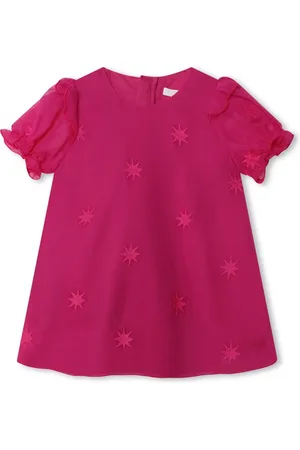 Chloé Star-embroidered silk dress