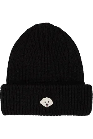 PELO FOUNDATION Dog-appliqué beanie