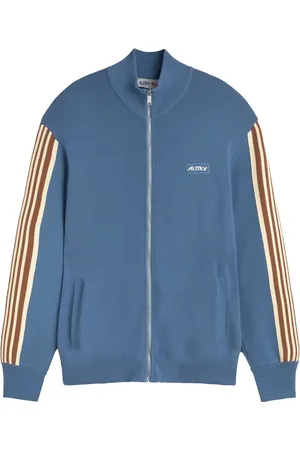 Autry Logo-appliqué zip-up sweatshirt