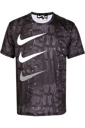 Comme des Garçons Swoosh-print graphic T-shirt