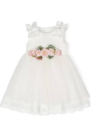 COLORICHIARI Floral-appliqué dress