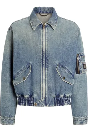Dolce & Gabbana Logo-appliqué denim jacket