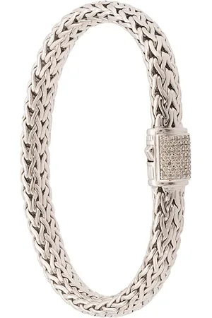 John Hardy Classic Chain 7.5mm diamond pavé bracelet