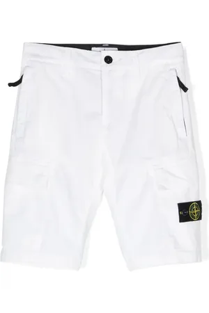Stone Island Compass-appliqué cargo shorts