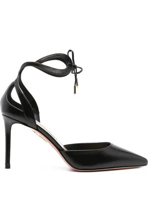 Aquazzura 105mm Tessa leather pumps