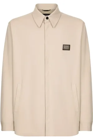 Dolce & Gabbana Logo-appliqué shirt jacket