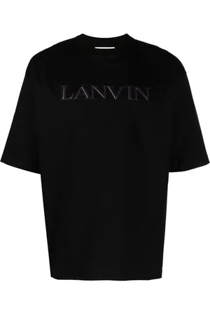 Lanvin Logo-appliqué cotton T-shirt