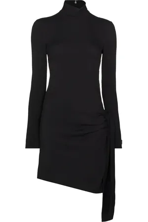 Dolce & Gabbana Ruched high neck mini dress