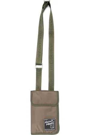 Maison Kitsuné Logo-patch shoulder bag