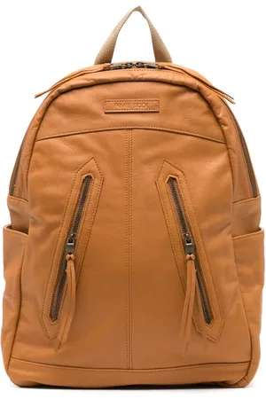 PRIVATE STOCK Logo-appliqu??? leather backpack
