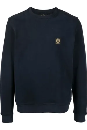 Belstaff Logo-patch cotton sweatshirt