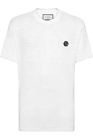 Philipp Plein Logo-appliqué cotton T-shirt