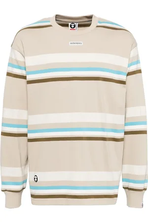 A Bathing Ape Horizontal-stripes long-sleeves T-shirt