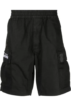 A Bathing Ape Logo-patch cotton bermuda shorts