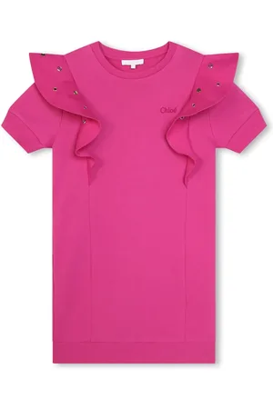 Chloé Eyelet-detailing organic cotton dress