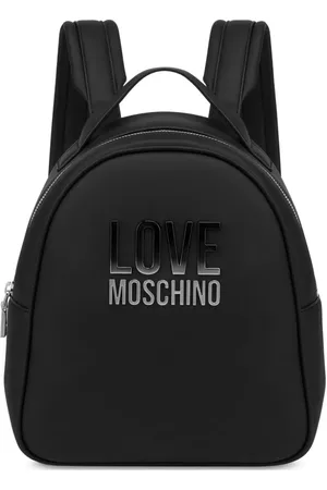 Moschino Logo-appliqué backpack