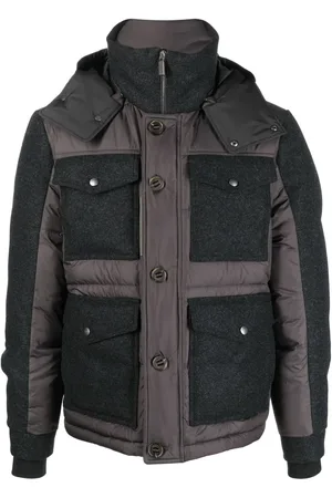 CANALI Hooded padded jacket