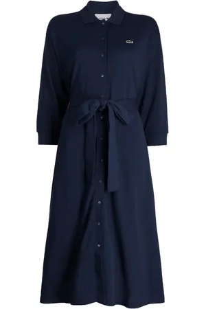 Lacoste Logo-appliqué cotton dress
