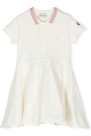 Moncler Flared piqué polo dress