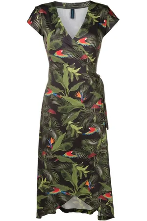 Lygia & Nanny Falcão botanical-print dress