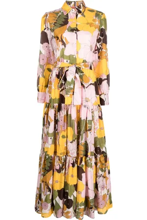 La DoubleJ Bellini floral-print shirtdress