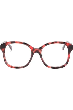Chloé Tortoiseshell-effect oversized glasses