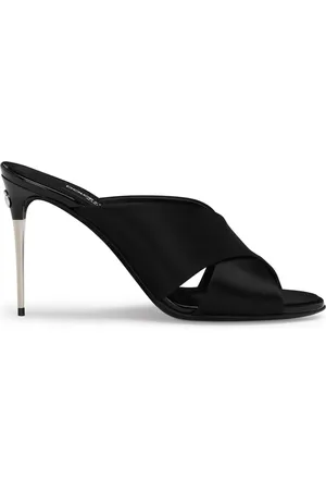 Dolce & Gabbana 85mm Keira satin sandals