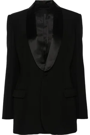 WARDROBE.NYC Single-breasted wool blazer