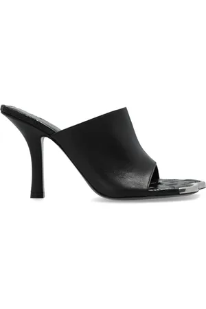 Burberry 80mm Duck High leather sandals