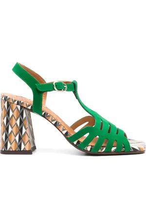 Chie Mihara 90mm Pesca geometric-print sandals