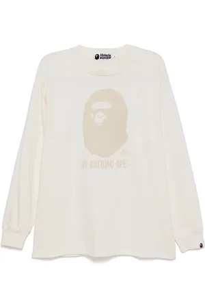 A Bathing Ape Ape head brushed cotton tee