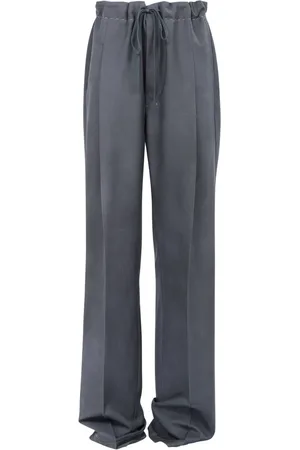 Maison Margiela Moiré-effect straight-leg trousers