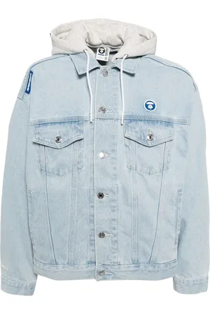 A Bathing Ape Logo-patch hooded jacket