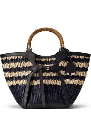 Ralph Lauren Medium Ralph braided raffia tote bag