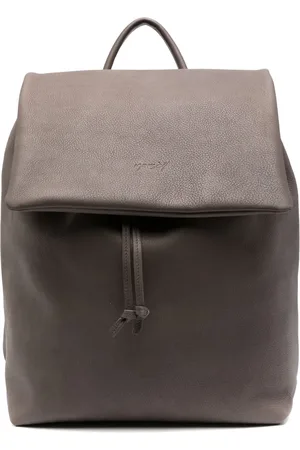 MARSÈLL Logo-debossed leather backpack