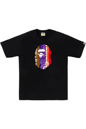 A Bathing Ape Fans Scarf Ape Head cotton T-shirt