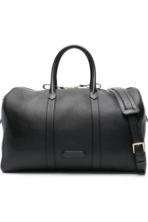 Tom Ford Logo-patch leather holdall