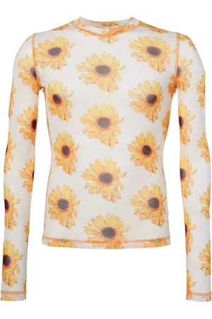 J.W.Anderson Floral-print sheer top