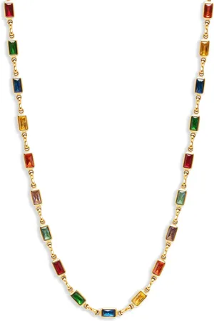 Nialaya Rectangle Tennis necklace